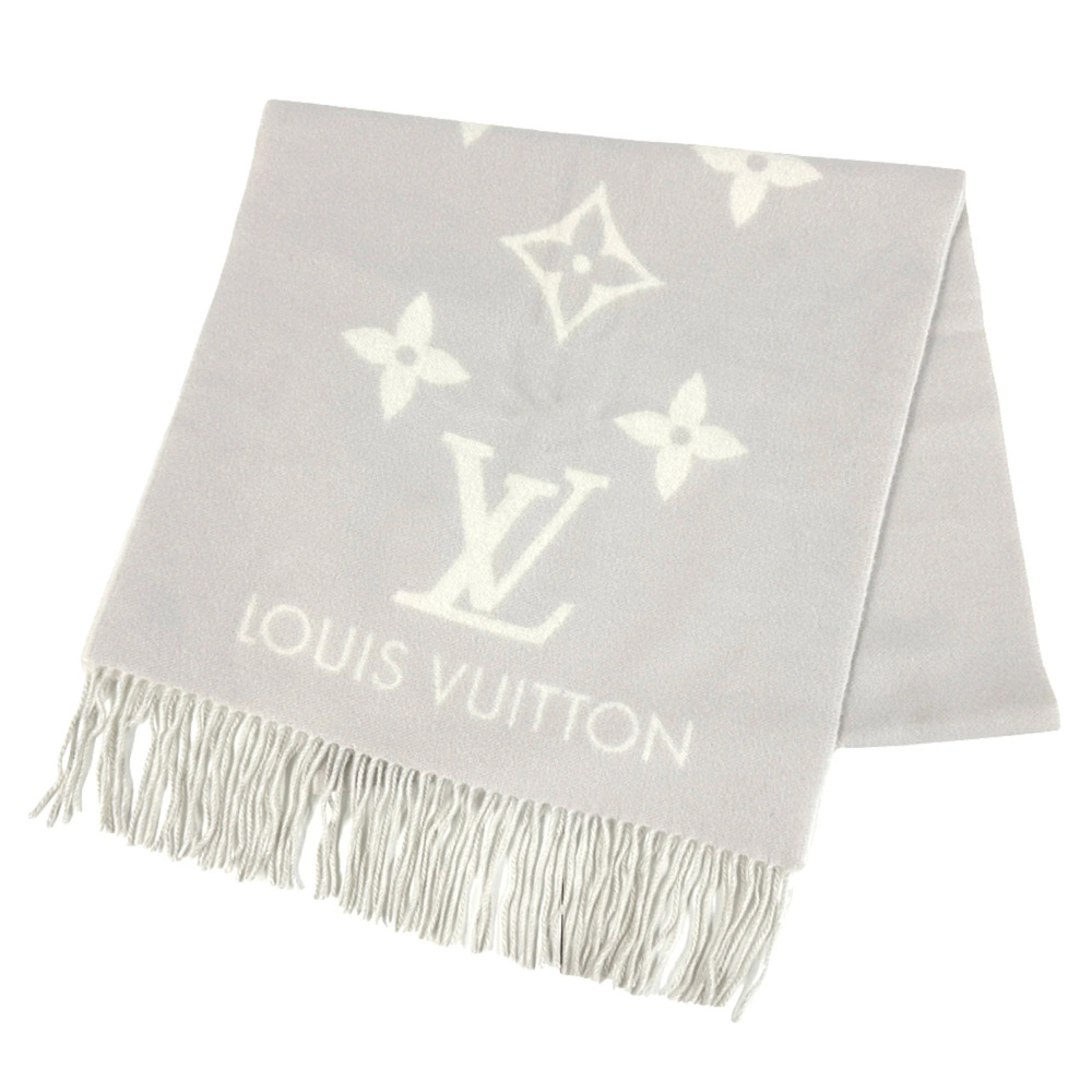 Louis Vuitton LOUIS VUITTON Women's Scarf, Brand Stole, Cashmere Reykjavik, L...